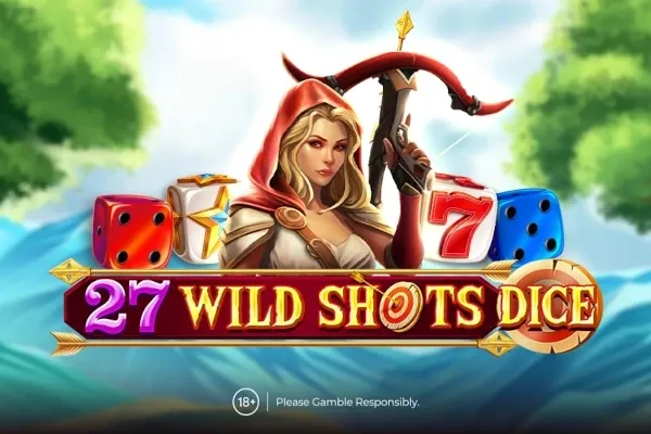 27 Wild Shots Dice free slot background