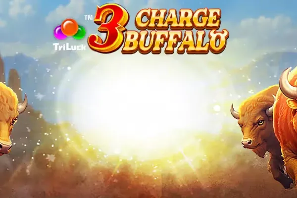 3 Charge Buffalo free slot background