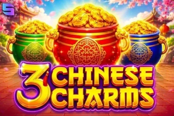 3 Chinese Charms free slot background