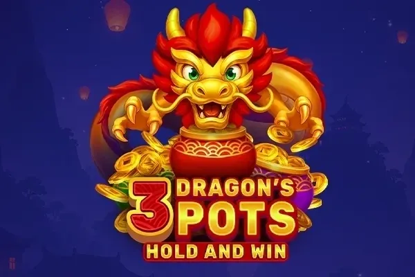 3 Dragon's Pots free slot background