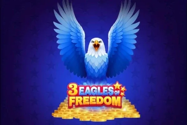 3 Eagles of Freedom free slot background