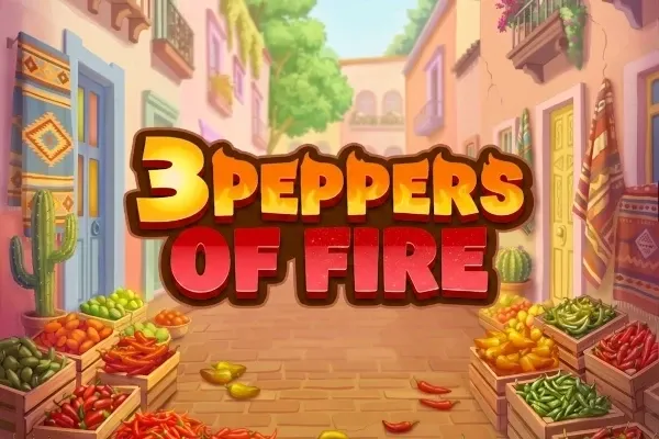 3 Peppers of Fire free slot background