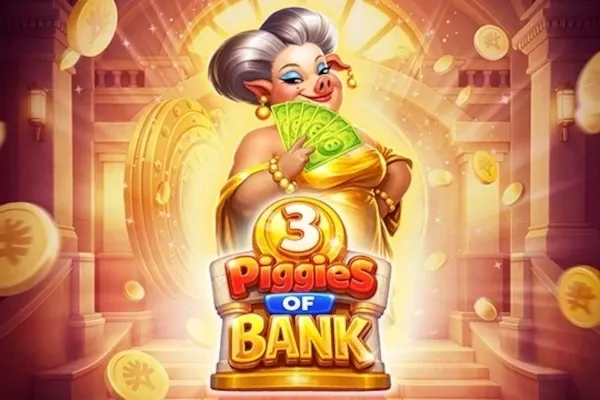 3 Piggies of Bank free slot background