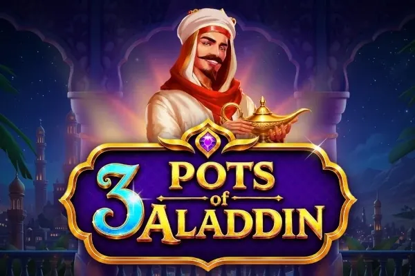 3 Pots of Aladdin free slot background