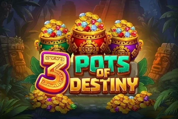 3 Pots of Destiny free slot background