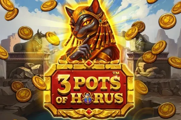3 Pots of Horus™ free slot background