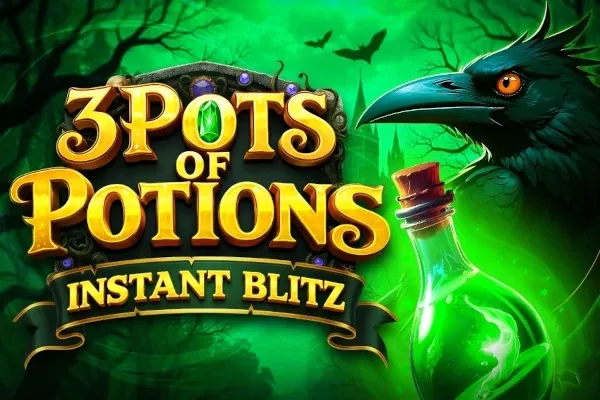 3 Pots of Potions Instant Blitz free slot background