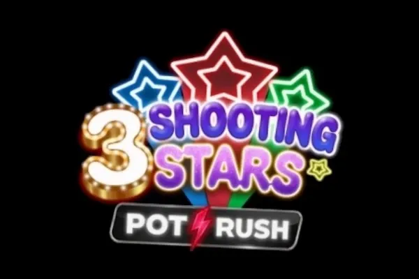 3 Shooting Stars free slot background