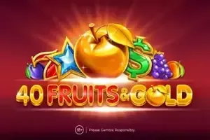 40 Fruits & Gold Coin Boost free slot background