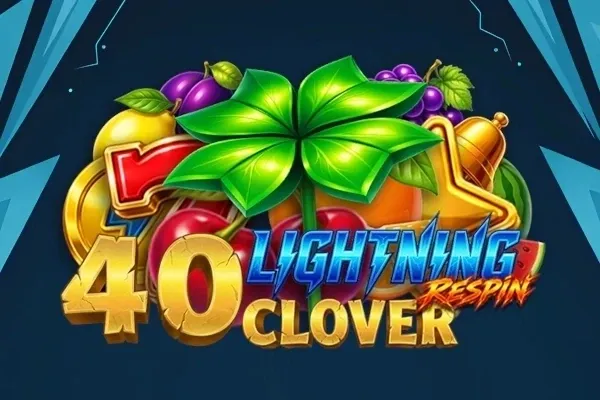 40 Lightning Clover Respin free slot background