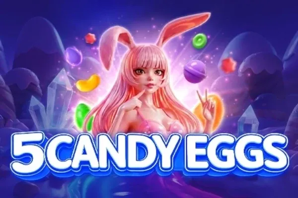5 Candy Eggs free slot background