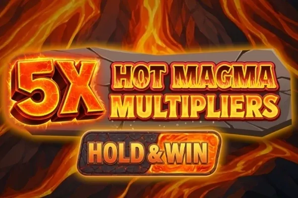 5x Hot Magma Multipliers free slot background
