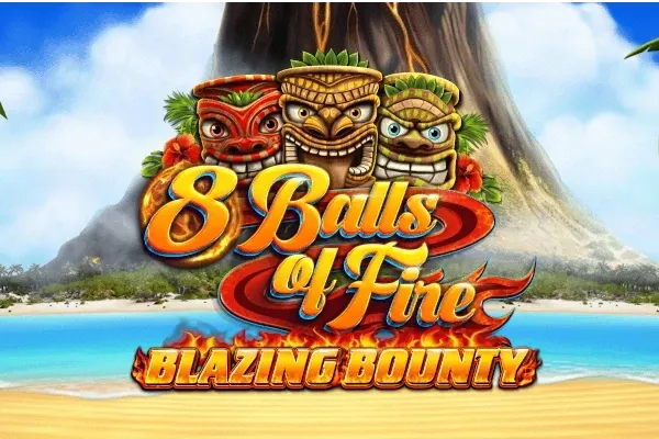 8 Balls of Fire Blazing Bounty® free slot background