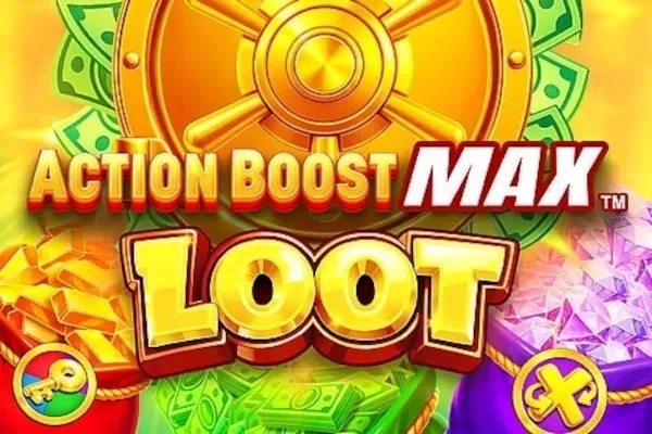 Action Boost Max Loot™ free slot background