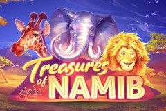 Treasures of Namib free slot background