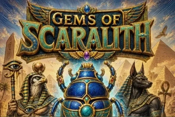 Gems of Scaralith free slot background