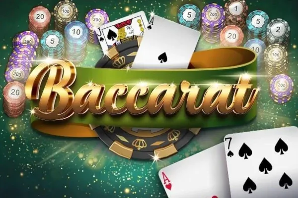 Baccarat free table game background