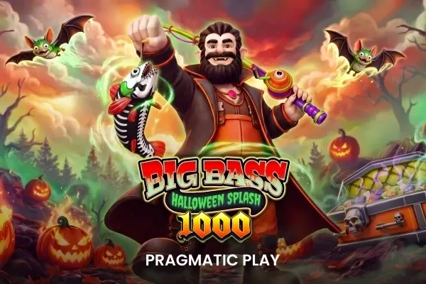 Big Bass Splash Halloween 1000 free slot background
