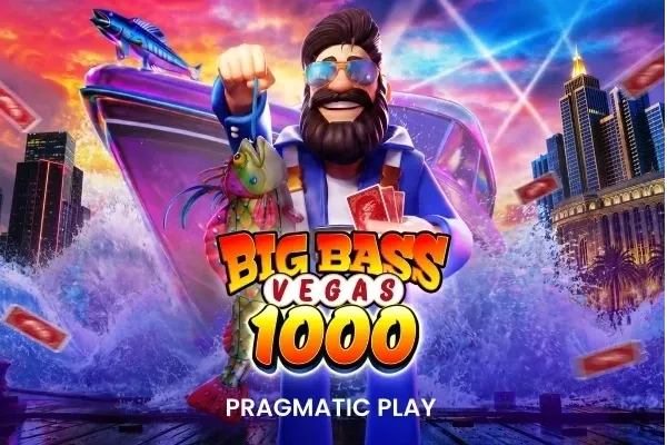 Big Bass Vegas 1000 free slot background
