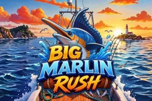 Big Marlin Rush free slot background