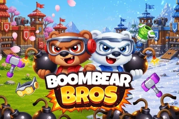 Boombear Bros free slot background