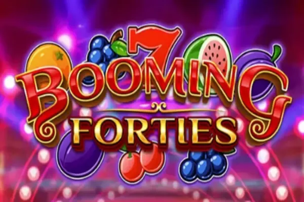 Booming Forties free slot background