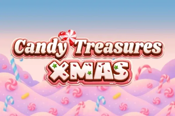 Candy Treasures Xmas free slot background