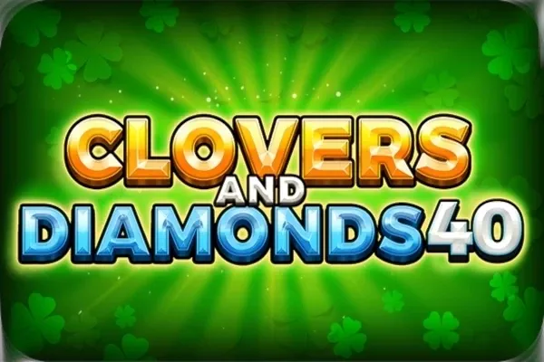 Clovers and Diamonds 40 free slot background
