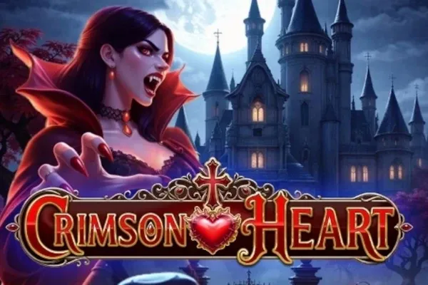 Crimson Heart free slot background