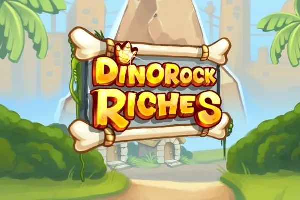 Dinorock Riches free slot background