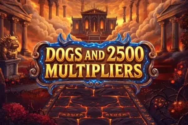 Dogs and 2500 Multipliers free slot background