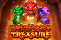 Red Dragon's Treasure free slot background