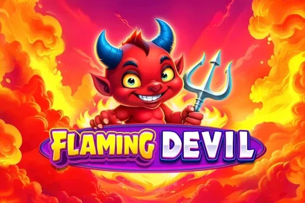 Flaming Devil free slot background