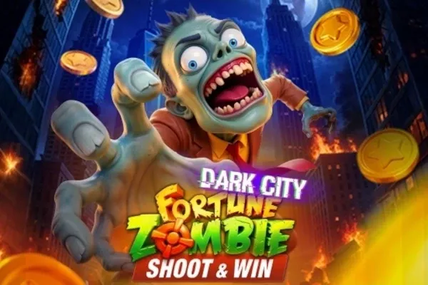 Fortune Zombie Dark City free slot background