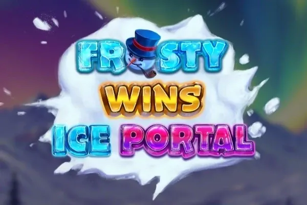 Frosty Wins: Ice Portal free slot background