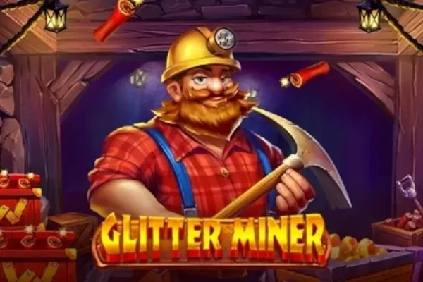 Glitter Miner free slot background