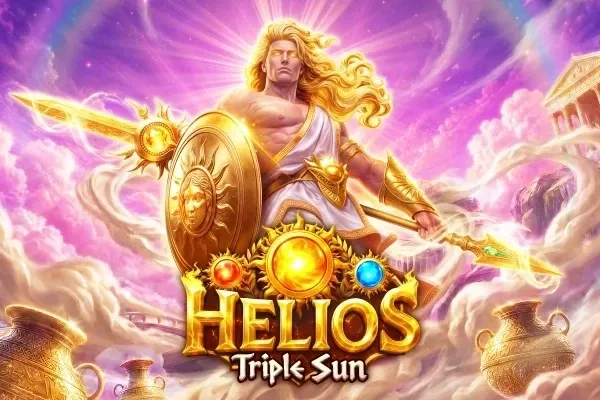 Helios - Triple Sun free slot background