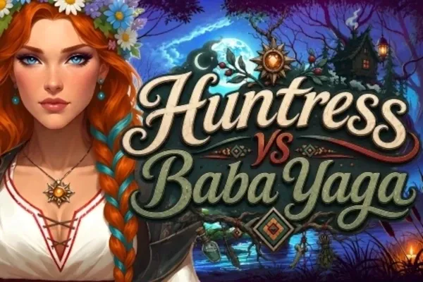Huntress vs Baba Yaga free slot background