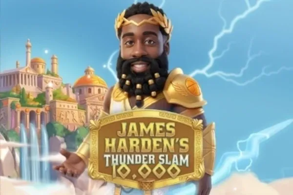 James Harden's Thunder Slam 10,000 free slot background