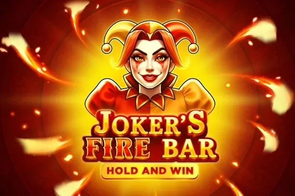 Joker's Fire Bar free slot background