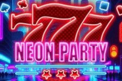 Neon Party free slot background