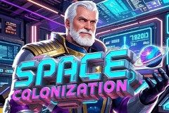 Space Colonization free slot background