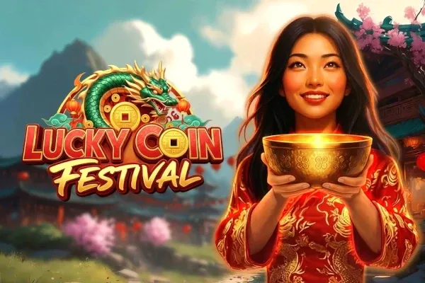 Lucky Coin Festival free slot background