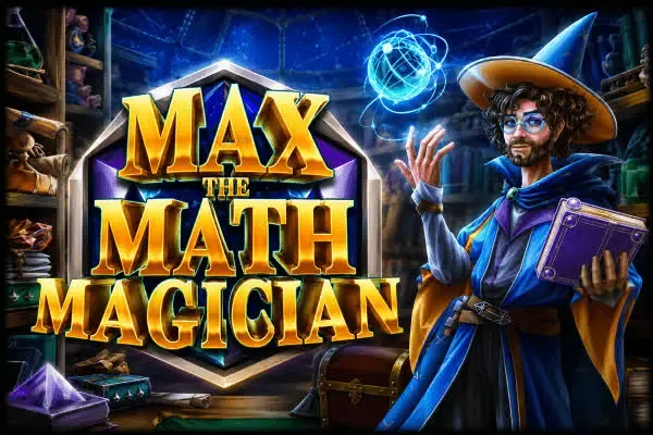 Max The Mathmagician free slot background