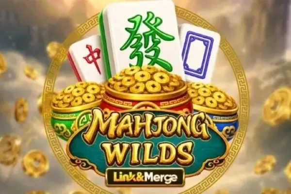 Mahjong Wilds Link&Merge free slot background