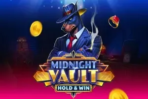 Midnight Vault: Hold & Win free slot background
