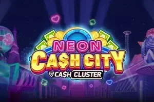 Neon Cash City free slot background