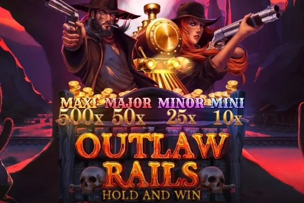 Outlaw Rails: Hold & Win free slot background