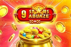 9 Stars Ablaze™ free slot background