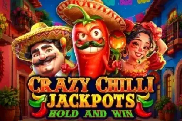 Crazy Chilli Jackpots free slot background